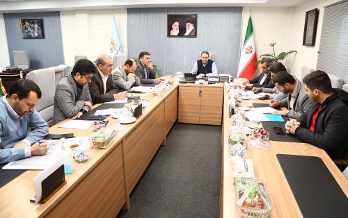 جلسه مهندس فلاحی معاون پشتیبانی با مجمع حسابرسی استان اصفهان
