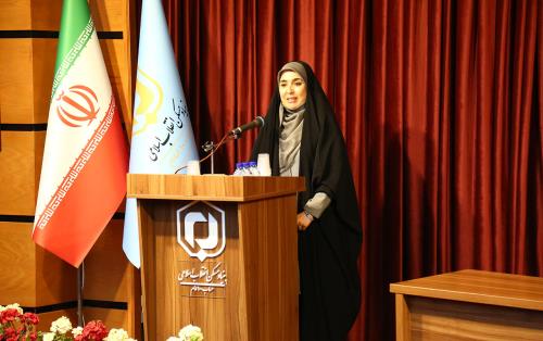 مراسم معرفی خانم حسینی مشاور زنان و خانواده در بنیاد مسکن انقلاب اسلامی