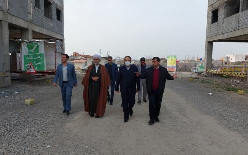 بازدید مهندس فلاحی از پروژه 488واحدی طرح نهضت ملی مسکن آرامش - استان گلستان